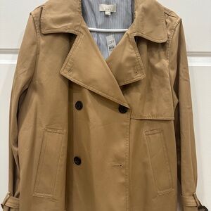LOFT Classic Camel Trench Coat